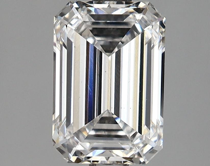 2.07 Carat Emerald Shaped Ideal Cut VS2 GIA Certified Lab Grown Diamond