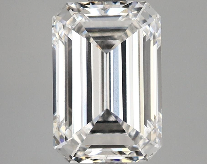 2.69 Carat Emerald Shaped Ideal Cut VS2 GIA Certified Lab Grown Diamond