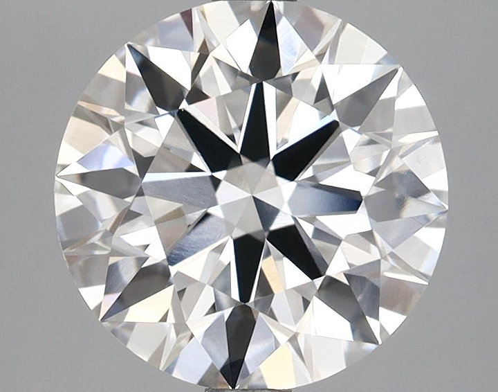3.14 Carat Round Shaped Excellent Cut SI1 GIA Certified Lab Grown Diamond