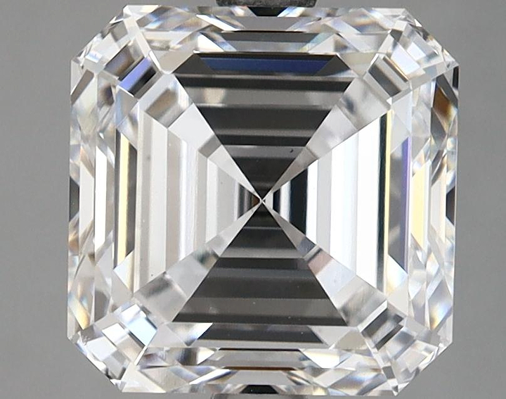 3.67 Carat Asscher Shaped Excellent Cut VS1 GIA Certified Lab Grown Diamond