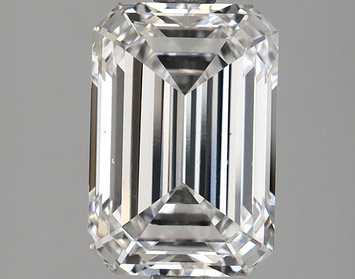 2.66 Carat Emerald Shaped Ideal Cut VS2 GIA Certified Lab Grown Diamond