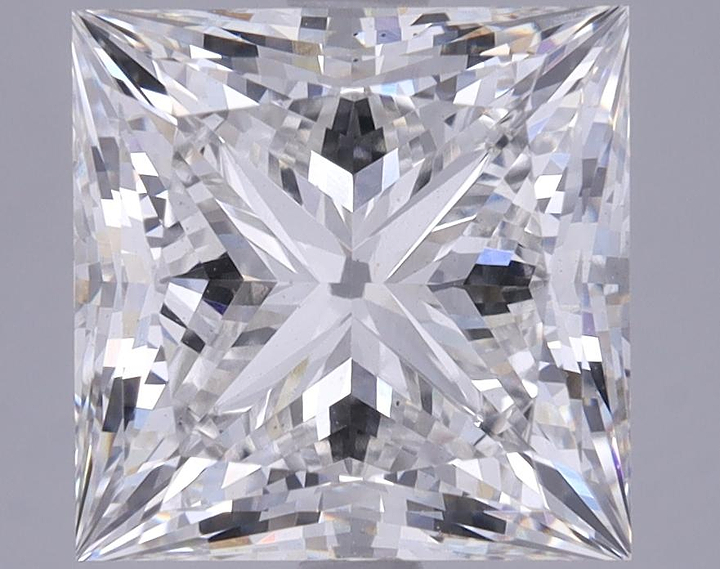 5.09 Carat Princess Shaped Ideal Cut VS1 GIA Certified Lab Grown Diamond