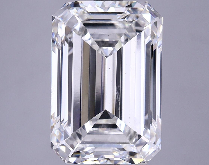 5.08 Carat Emerald Shaped Very Good Cut VS1 GIA Certified Lab Grown Diamond