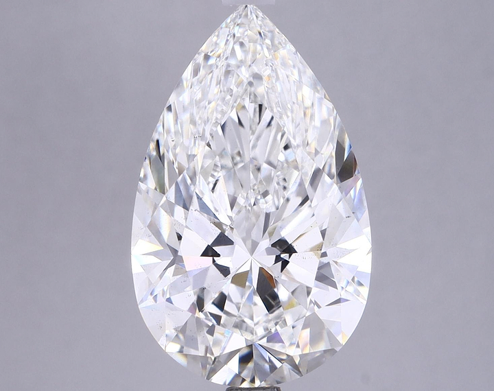 5.57 Carat Pear Shaped Ideal Cut VS2 GIA Certified Lab Grown Diamond