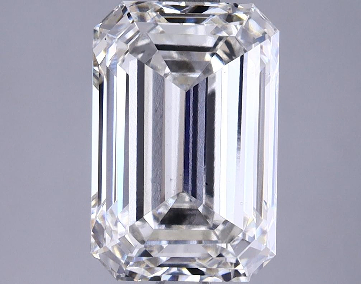 3.63 Carat Emerald Shaped Very Good Cut VS2 GIA Certified Lab Grown Diamond