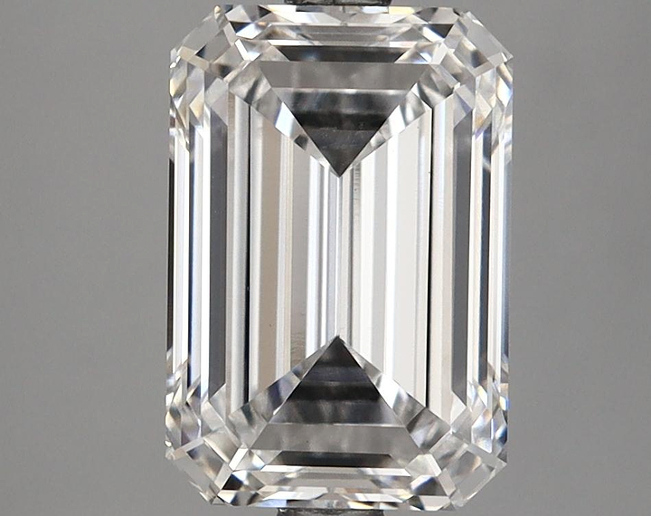 3.17 Carat Emerald Shaped Ideal Cut VS1 GIA Certified Lab Grown Diamond