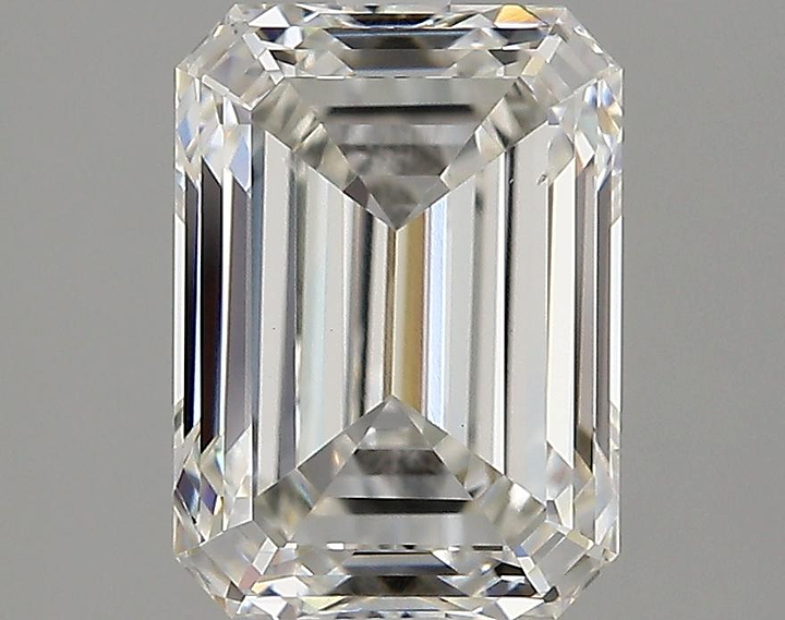2.71 Carat Emerald Shaped Excellent Cut VS2 IGI Certified Lab Grown Diamond