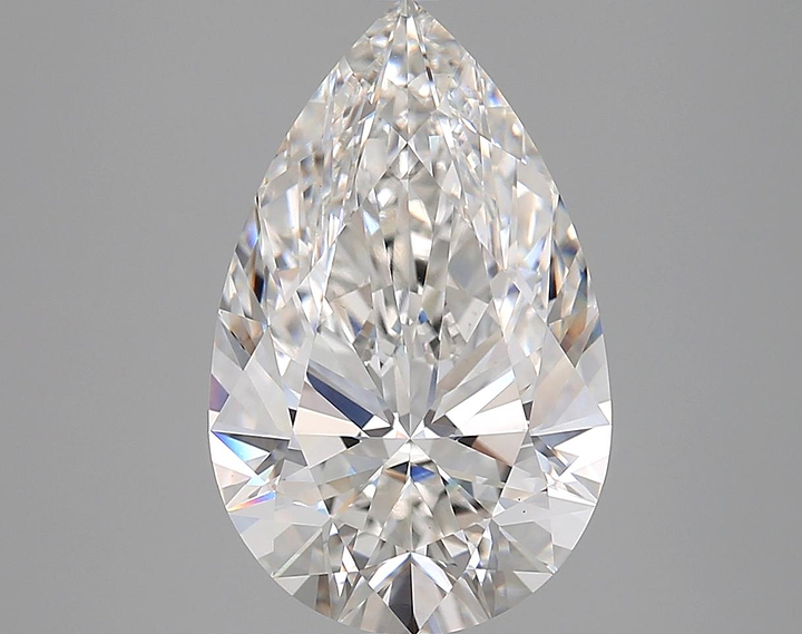 5.71 Carat Pear Shaped Ideal Cut VS1 IGI Certified Lab Grown Diamond