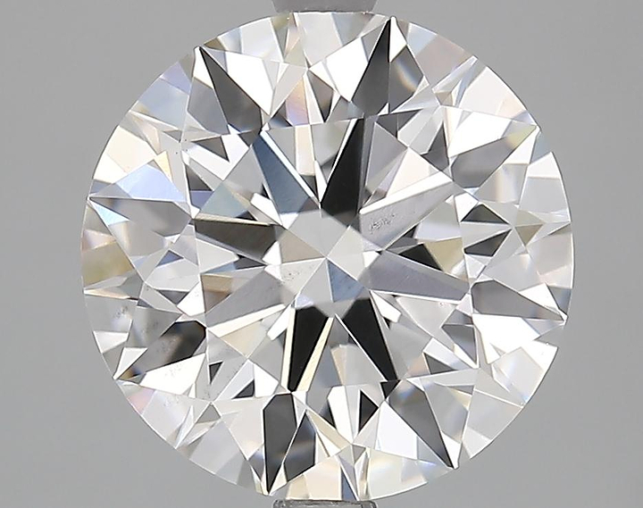 3.88 Carat Round Shaped Ideal Cut VS2 IGI Certified Lab Grown Diamond