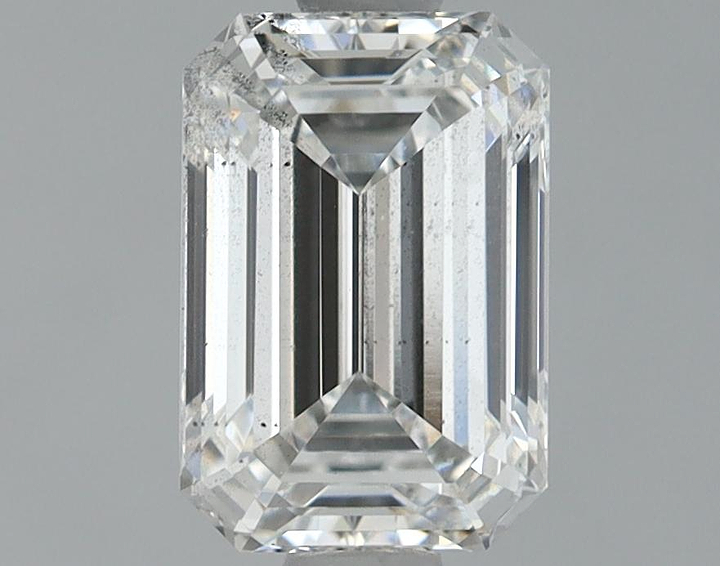0.99 Carat Emerald Shaped Ideal Cut SI1 IGI Certified Lab Grown Diamond