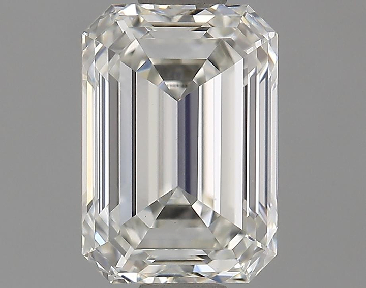 1.35 Carat Emerald Shaped Ideal Cut VVS2 IGI Certified Lab Grown Diamond