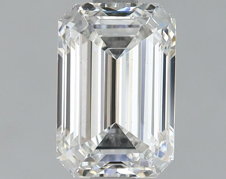 1.23 Carat Emerald Shaped Ideal Cut VS1 IGI Certified Lab Grown Diamond
