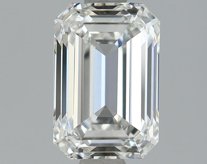 1.32 Carat Emerald Shaped Ideal Cut VVS2 IGI Certified Lab Grown Diamond