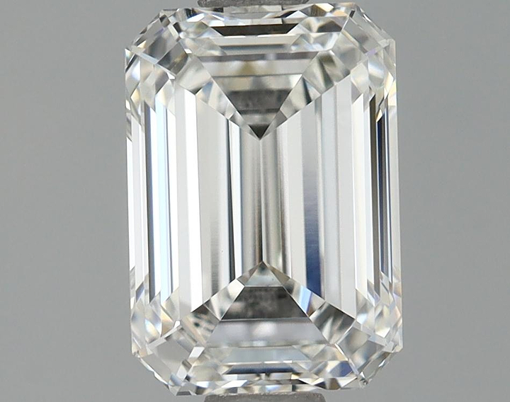 1.3 Carat Emerald Shaped Ideal Cut VVS2 IGI Certified Lab Grown Diamond