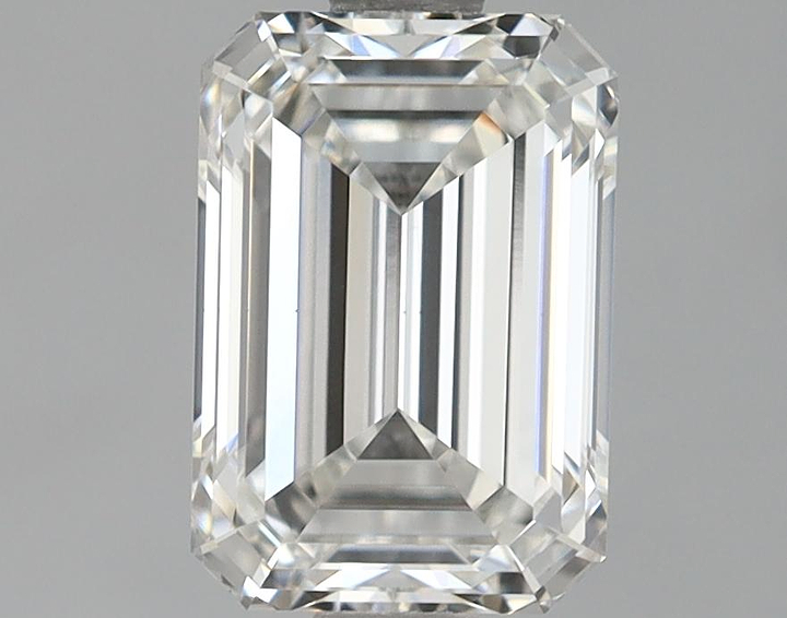 1.34 Carat Emerald Shaped Ideal Cut VS1 IGI Certified Lab Grown Diamond