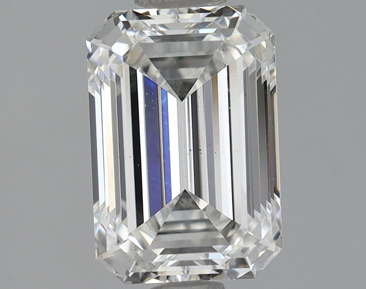 1.23 Carat Emerald Shaped Ideal Cut VS1 IGI Certified Lab Grown Diamond