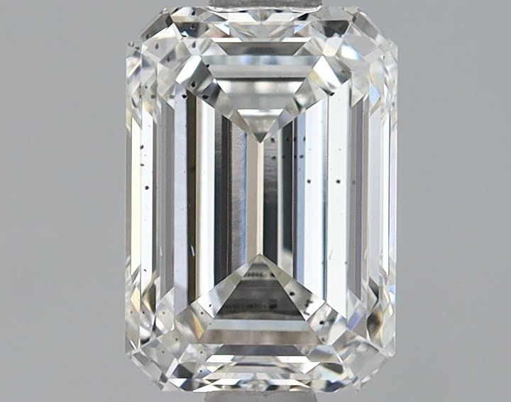1.12 Carat Emerald Shaped Ideal Cut SI1 IGI Certified Lab Grown Diamond