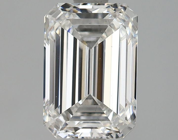 1.74 Carat Emerald Shaped Ideal Cut VS2 IGI Certified Lab Grown Diamond