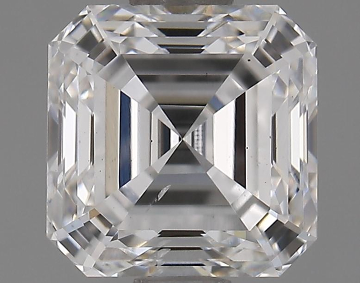 1.5 Carat Asscher Shaped Excellent Cut SI1 IGI Certified Lab Grown Diamond
