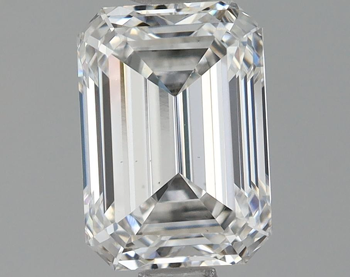 1.23 Carat Emerald Shaped Ideal Cut VS1 IGI Certified Lab Grown Diamond
