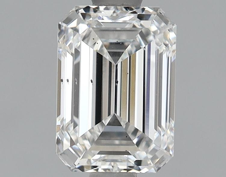 1.08 Carat Emerald Shaped Ideal Cut SI1 IGI Certified Lab Grown Diamond