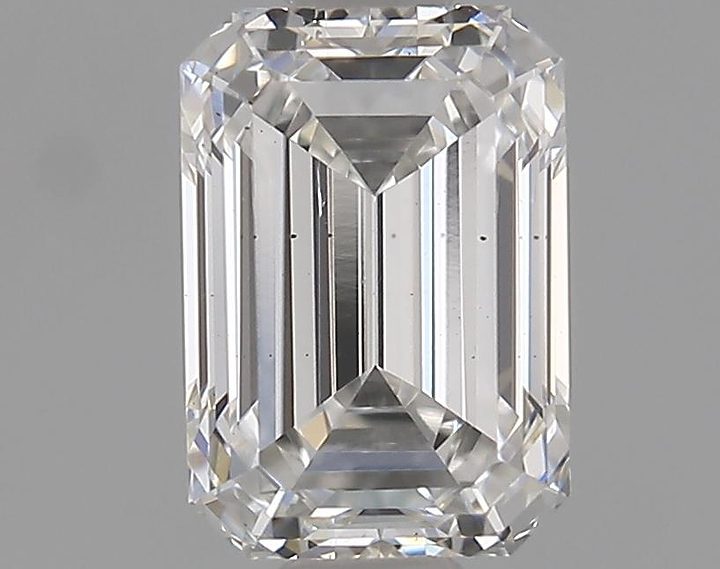 1.12 Carat Emerald Shaped Ideal Cut SI1 IGI Certified Lab Grown Diamond