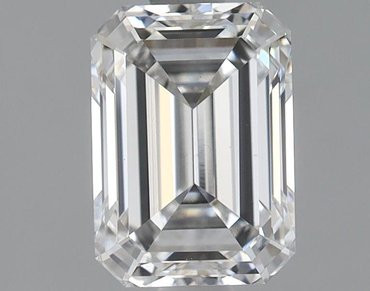 1.24 Carat Emerald Shaped Ideal Cut VS1 IGI Certified Lab Grown Diamond