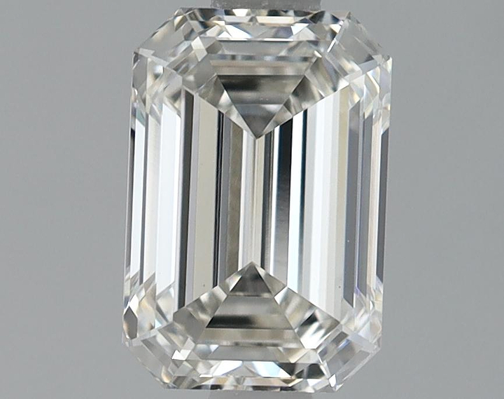 1.08 Carat Emerald Shaped Ideal Cut VVS2 IGI Certified Lab Grown Diamond