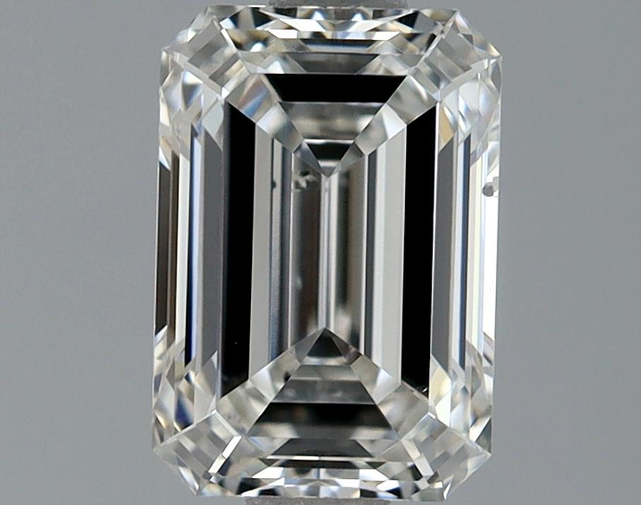 1.22 Carat Emerald Shaped Ideal Cut VS2 IGI Certified Lab Grown Diamond