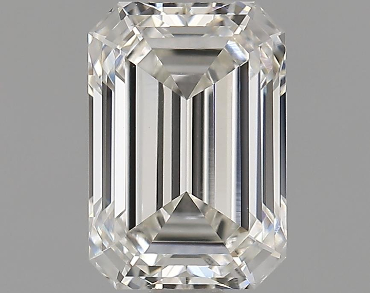 1.11 Carat Emerald Shaped Ideal Cut VVS2 IGI Certified Lab Grown Diamond