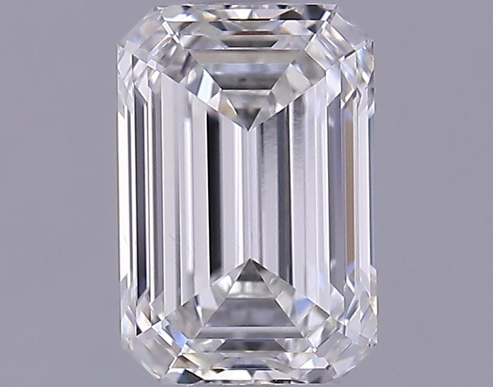 1.33 Carat Emerald Shaped Excellent Cut VS2 IGI Certified Lab Grown Diamond