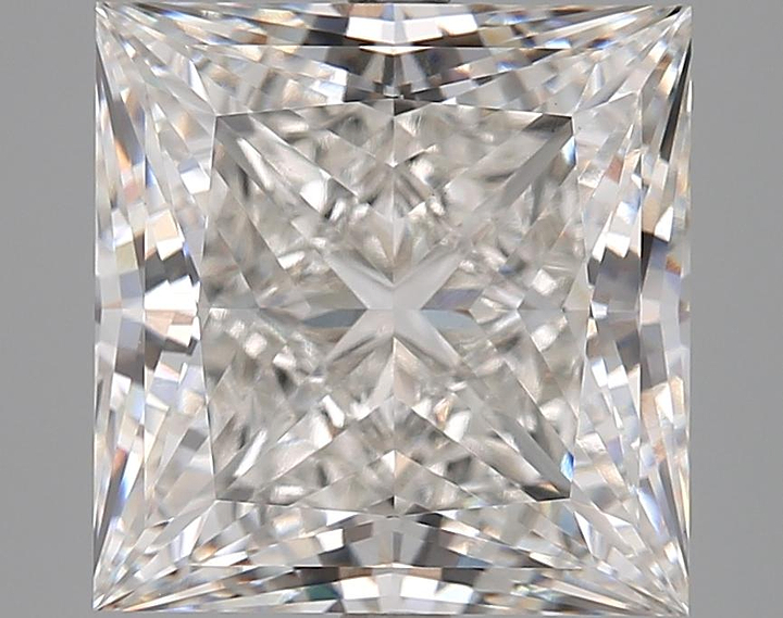 7.12 Carat Princess Shaped Ideal Cut VVS2 IGI Certified Lab Grown Diamond