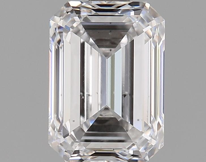 1.5 Carat Emerald Shaped Very Good Cut SI1 IGI Certified Lab Grown Diamond