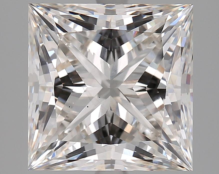 5.56 Carat Princess Shaped Ideal Cut VS2 IGI Certified Lab Grown Diamond