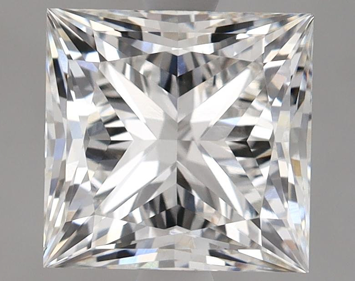 2.38 Carat Princess Shaped Ideal Cut VS1 IGI Certified Lab Grown Diamond