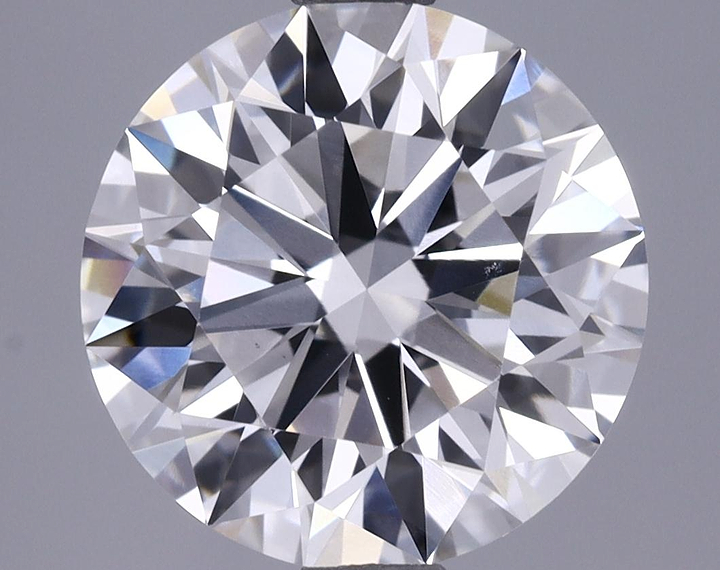 2.2 Carat Round Shaped Excellent Cut VS1 GIA Certified Lab Grown Diamond