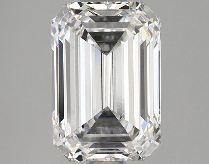 2.12 Carat Emerald Shaped Very Good Cut VVS2 GIA Certified Lab Grown Diamond