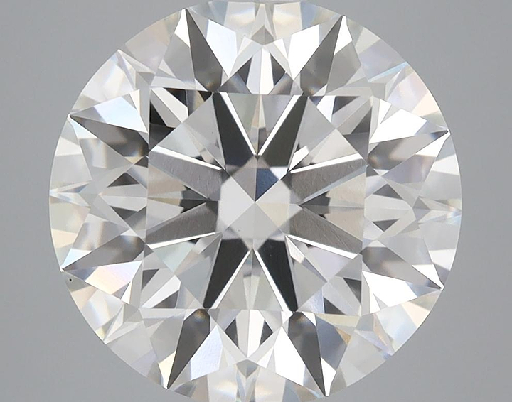 5.32 Carat Round Shaped Ideal Cut VVS2 IGI Certified Lab Grown Diamond