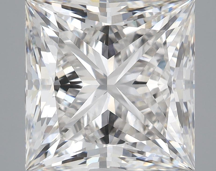 6.72 Carat Princess Shaped Ideal Cut VS1 IGI Certified Lab Grown Diamond