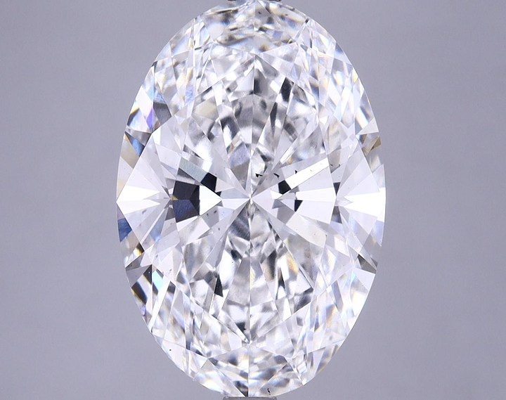 6.04 Carat Oval Shaped Ideal Cut VS2 GIA Certified Lab Grown Diamond