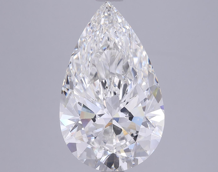 4.47 Carat Pear Shaped Ideal Cut VS2 GIA Certified Lab Grown Diamond