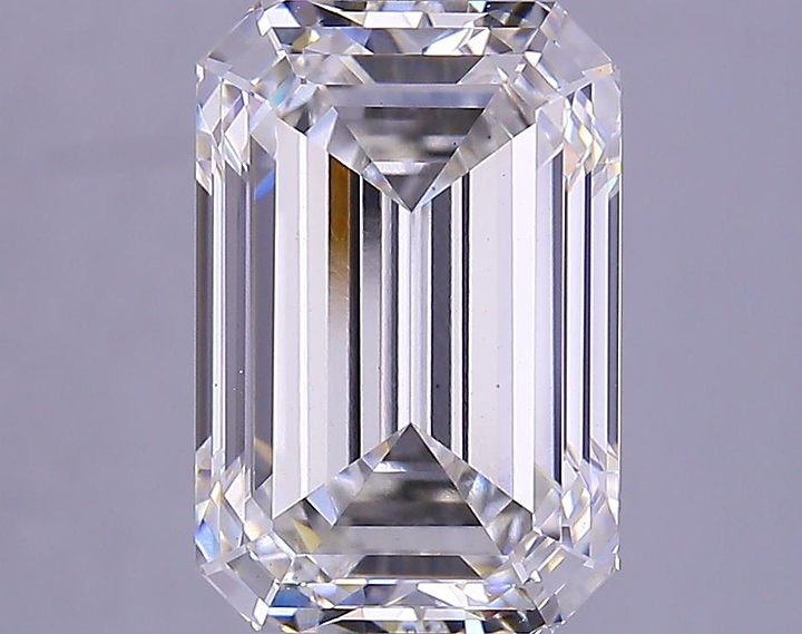 3.67 Carat Emerald Shaped Excellent Cut VS1 GIA Certified Lab Grown Diamond