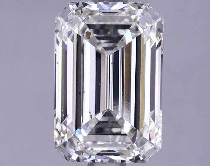 2.27 Carat Emerald Shaped Ideal Cut SI1 GIA Certified Lab Grown Diamond