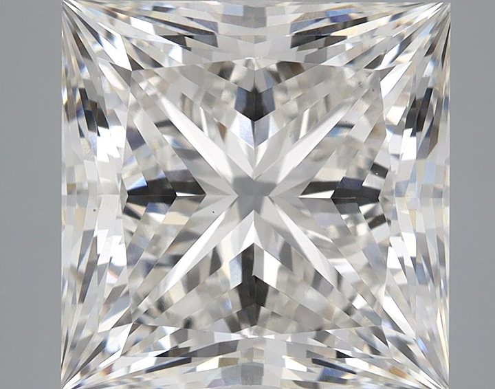 7.41 Carat Princess Shaped Ideal Cut VS1 IGI Certified Lab Grown Diamond