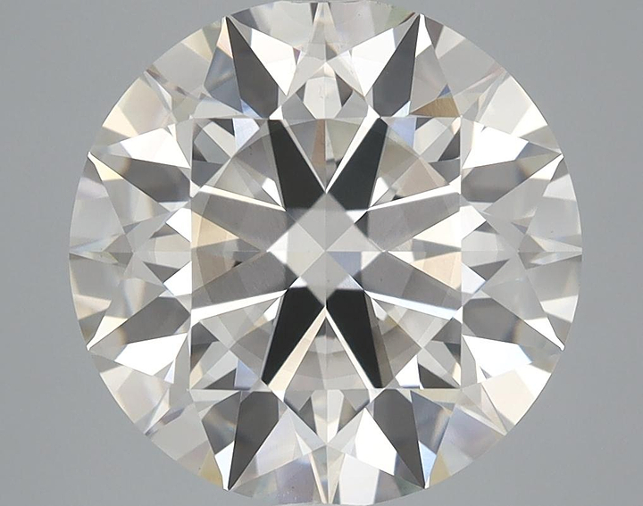 5.53 Carat Round Shaped Ideal Cut SI1 IGI Certified Lab Grown Diamond
