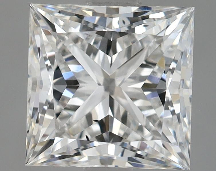 1.73 Carat Princess Shaped Ideal Cut SI1 IGI Certified Lab Grown Diamond