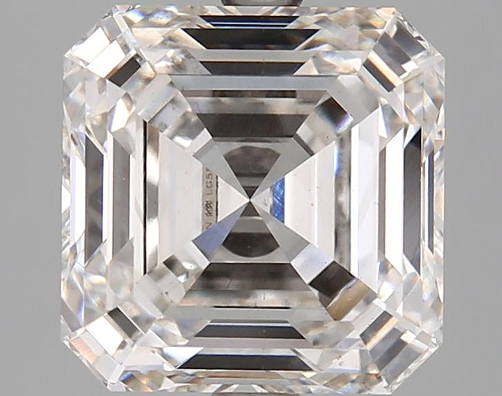 3.85 Carat Asscher Shaped Ideal Cut VS1 IGI Certified Lab Grown Diamond