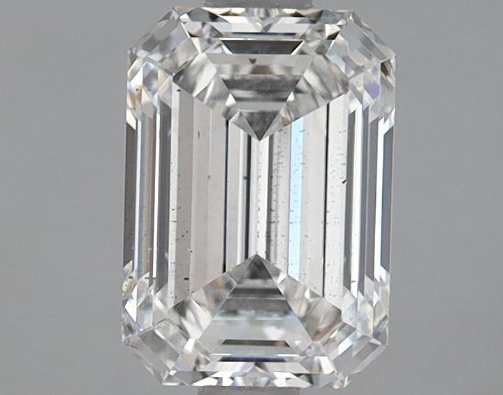 1.45 Carat Emerald Shaped Ideal Cut SI1 IGI Certified Lab Grown Diamond