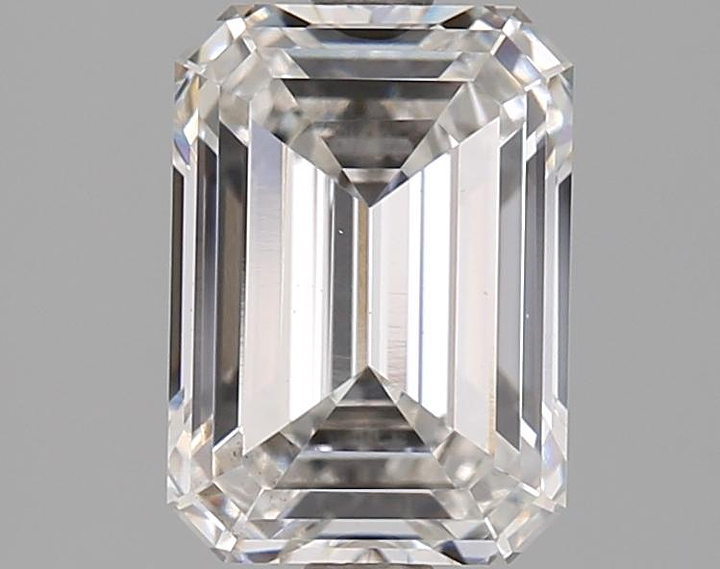 2.21 Carat Emerald Shaped Ideal Cut VS2 IGI Certified Lab Grown Diamond