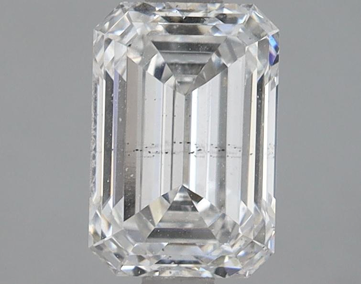 1.44 Carat Emerald Shaped Very Good Cut SI1 IGI Certified Lab Grown Diamond